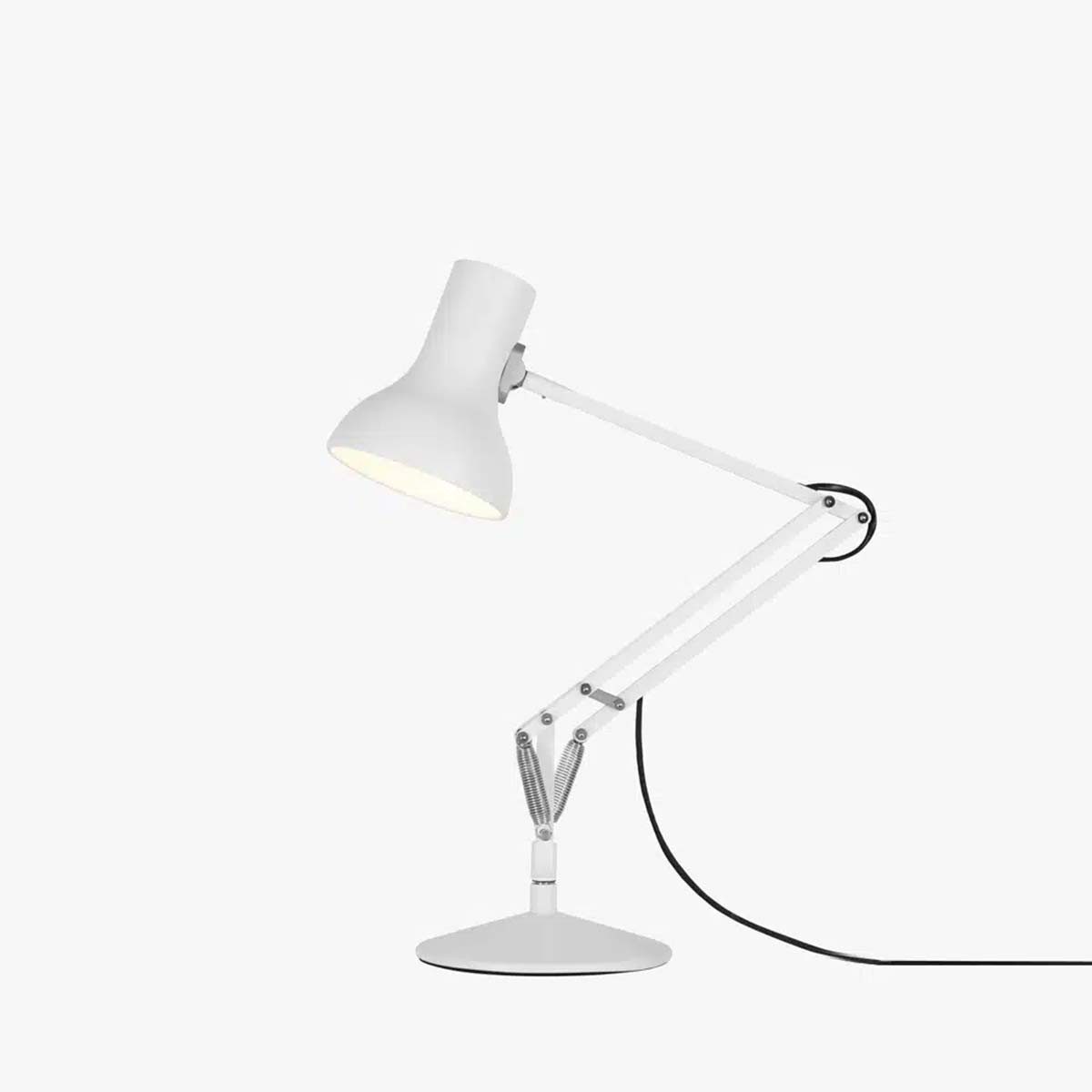 Anglepoise Schreibtischlampe Type 75 Mini Tischleuchte, H: max. 70 cm, LED wechselbar, 2700K, Flexibler Arm, inkl. LED-Leuchtmittel