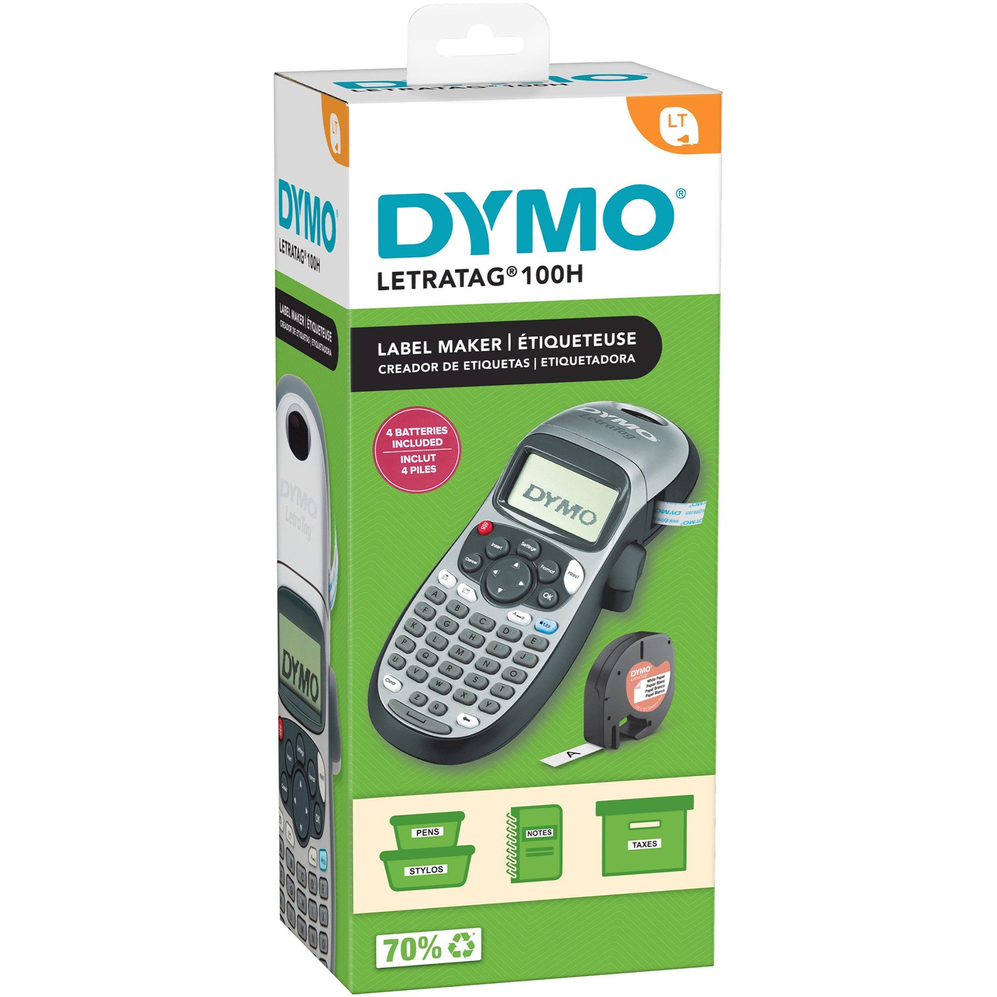 DYMO Dymo LetraTag LT-100H, Beschriftungsgerät, (mit Etikettendrucker