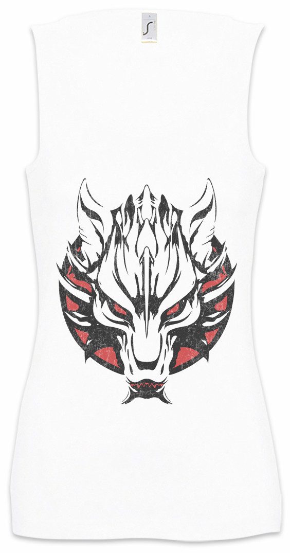 Urban Backwoods Tanktop Fenrir Wolf I Ärmelloses Damen T-Shirt Fenris Walhalla Odhin Wikinger Wotan Thor Loki Midgard
