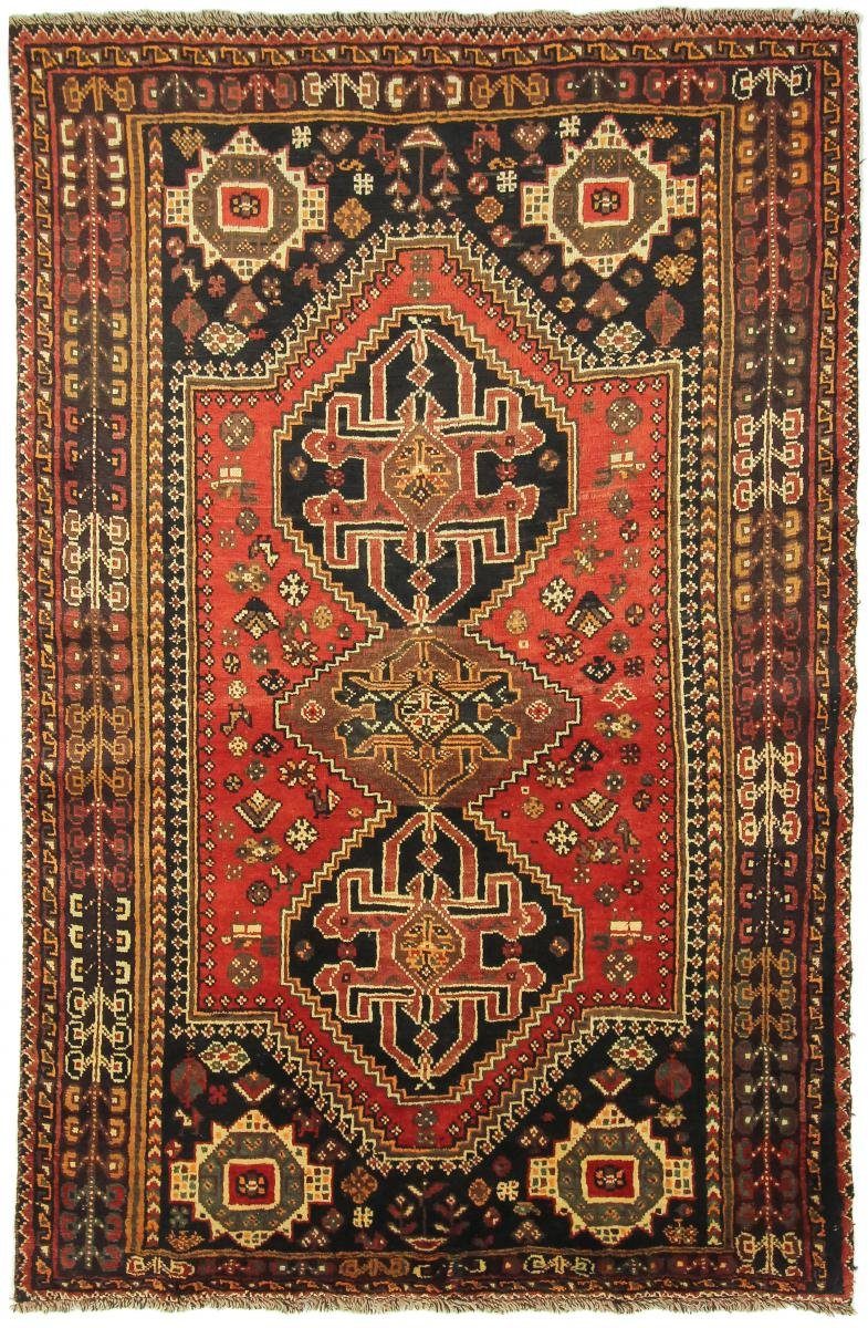10 Nain Orientteppich Orientteppich Handgeknüpfter Perserteppich, 164x254 Höhe: rechteckig, Shiraz / Trading, mm