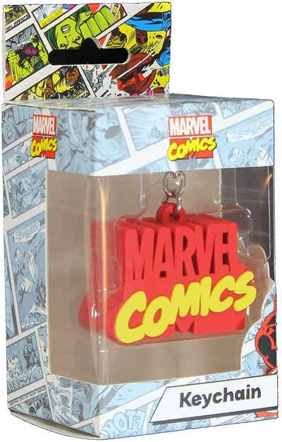 MARVEL Schlüsselanhänger Marvel Comics Schlüsselanhänger Rubber Keychain