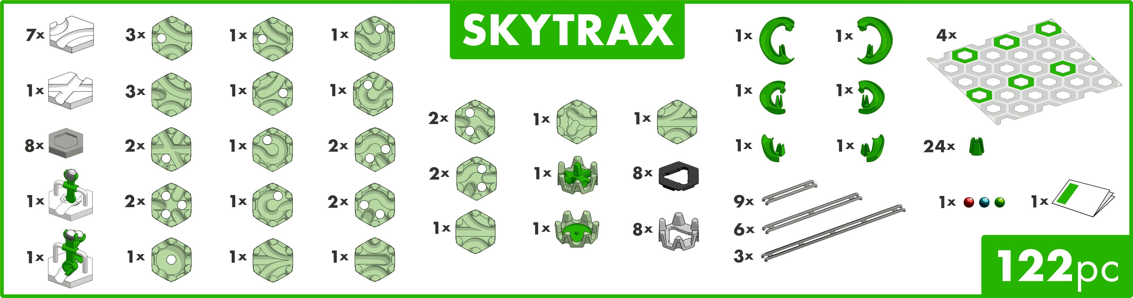 Ravensburger Kugelbahn-Bausatz GraviTrax Action-Set M Skytrax, Made in Europe