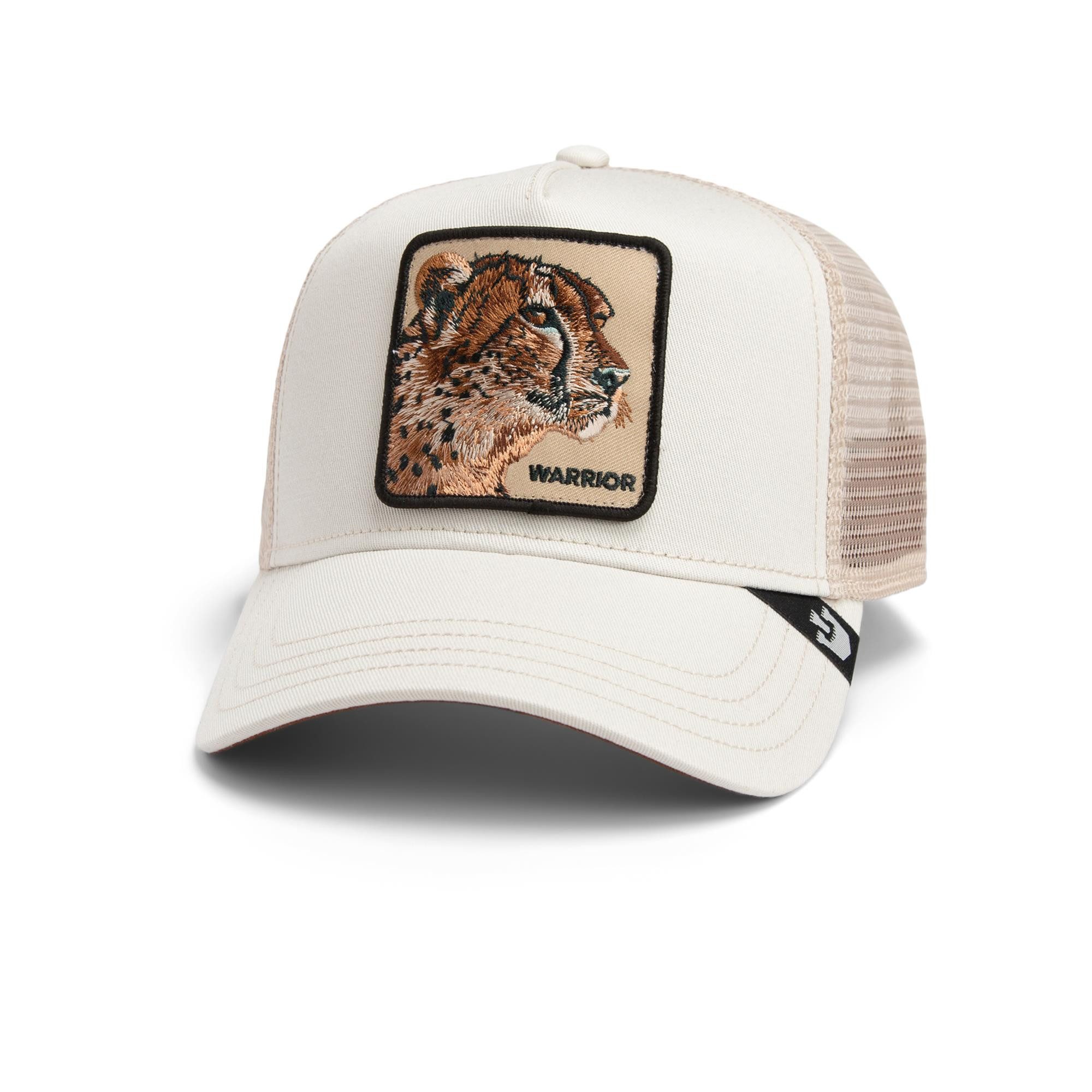 GOORIN Bros. Trucker Cap Goorin Bros. The Warrior Cheetah Trucker Cap Core Sport Creme (Basecap, Meshcap, Trucker Kappe)