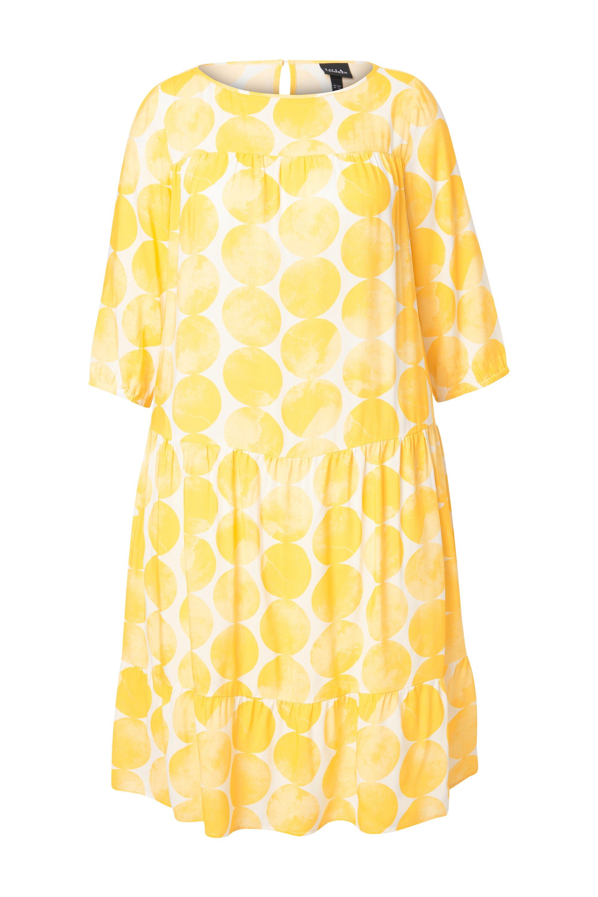 Ulla Popken Jerseykleid Kleis Kreise A-Linie günstig online kaufen