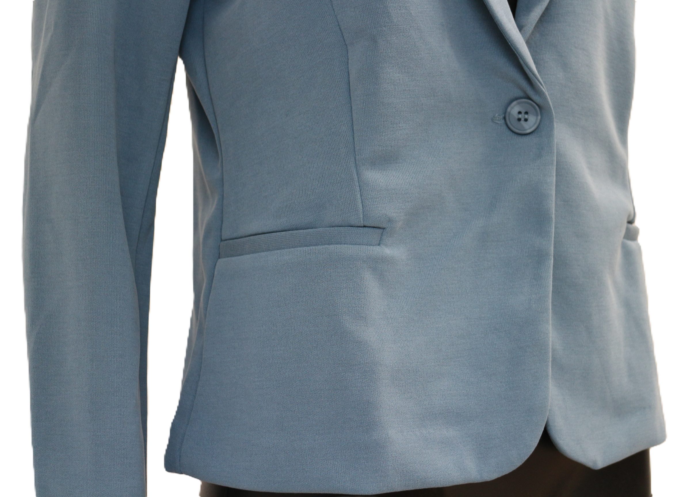 Jerseyblazer Eleganter Blazer in klassischem Blau leichter, angenehmer Materialmix – Bild 3 von 4