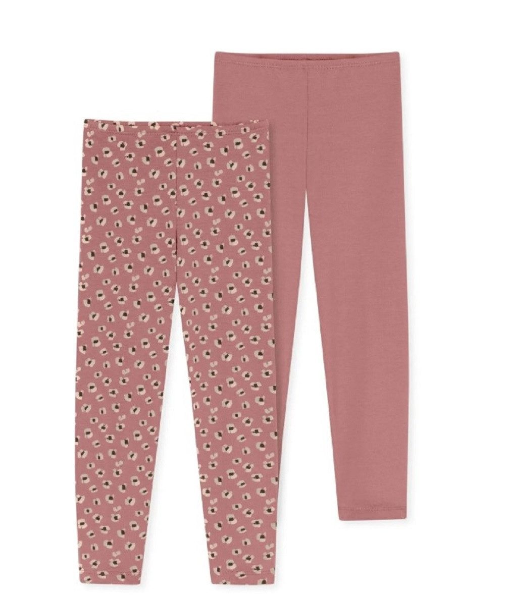 Leggings 2 er Set Mädchen Leggings Gr. 128 altrosa