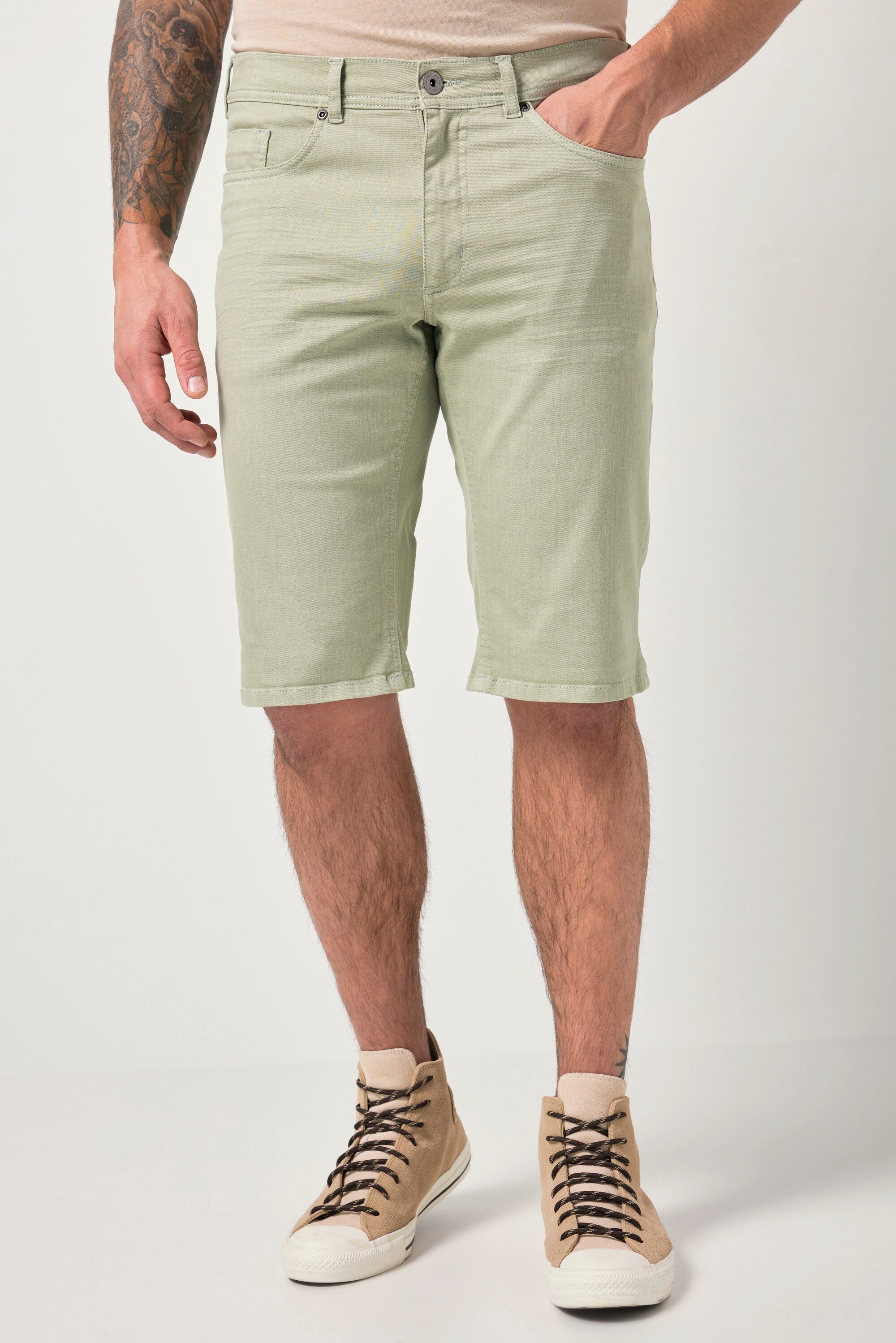 JP1880 Bermudas Colorjeans-Bermuda FLEXNAMIC® Denim Straight Fit