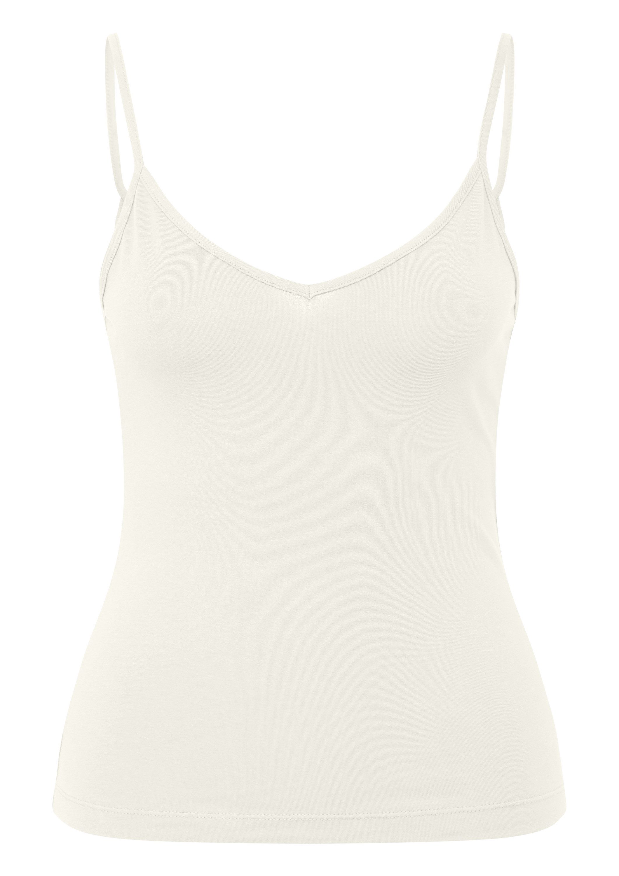 QS Muskelshirt T-Shirt Elastisches Spaghettiträgertop günstig online kaufen