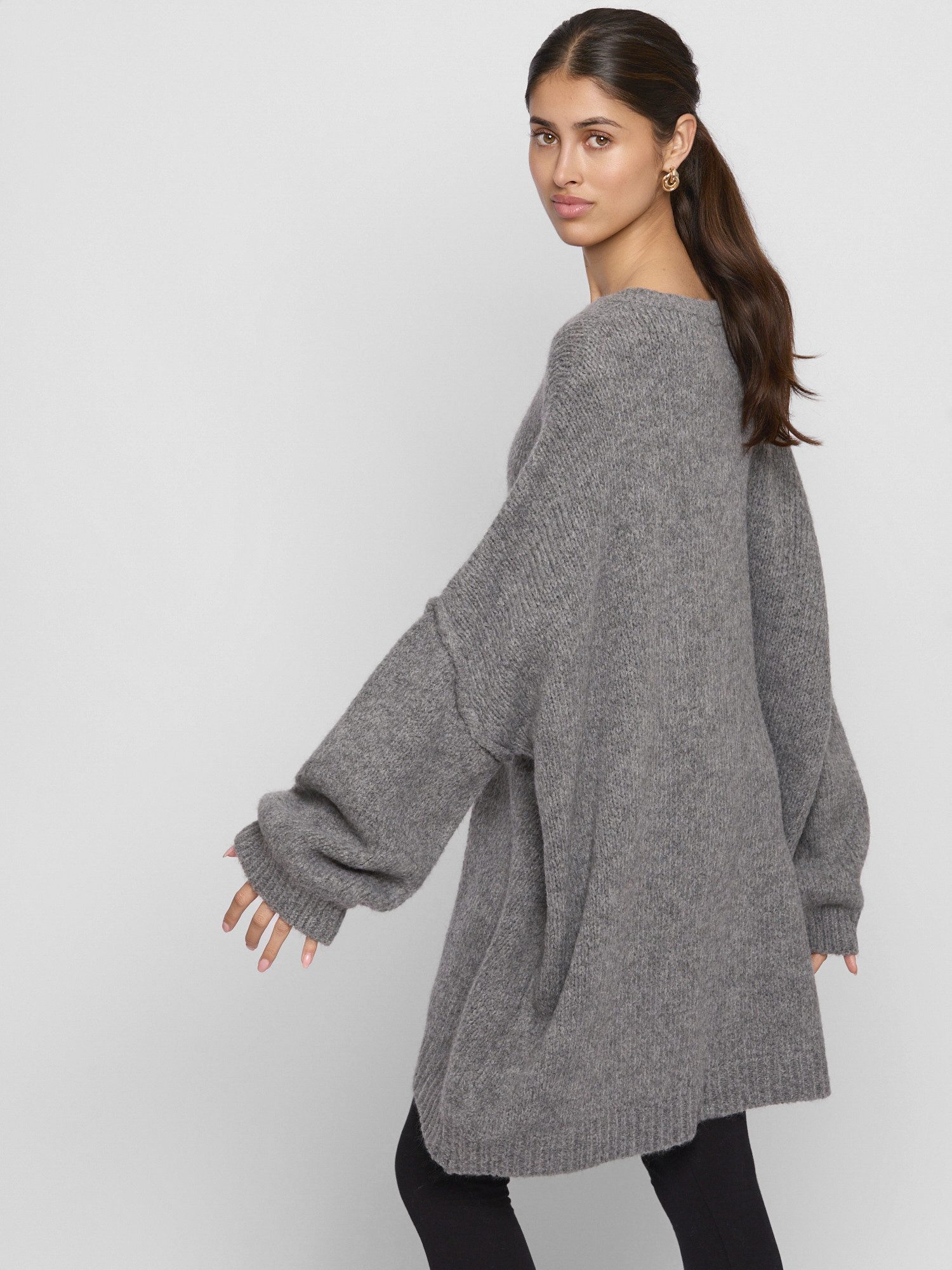 Lilavie Strickpullover Vanii OneSize oversized Grobstrickpullover günstig online kaufen
