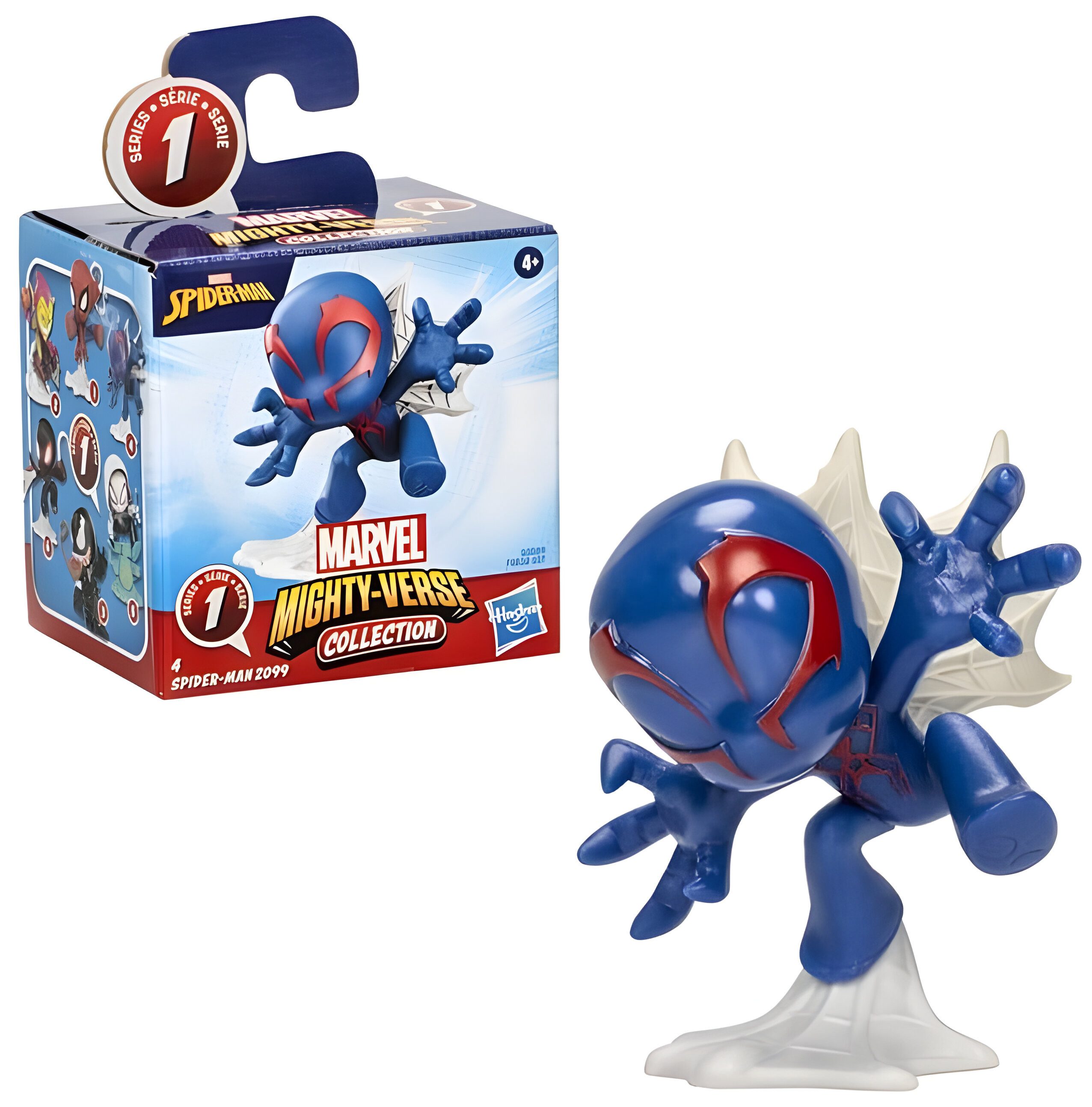 MARVEL Sammelfigur Marvel Mighty Verse Gwen Spidey Miles Venom Goblin Figur 7 cm