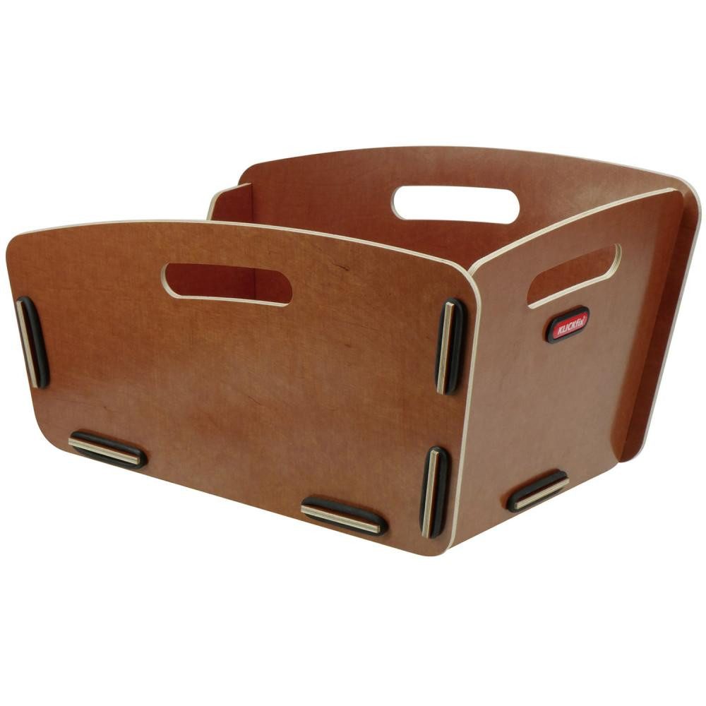 KlickFix Fahrradkorb KLICKfix Radkiste 2 KorKlip Natura 41x28x23 cm