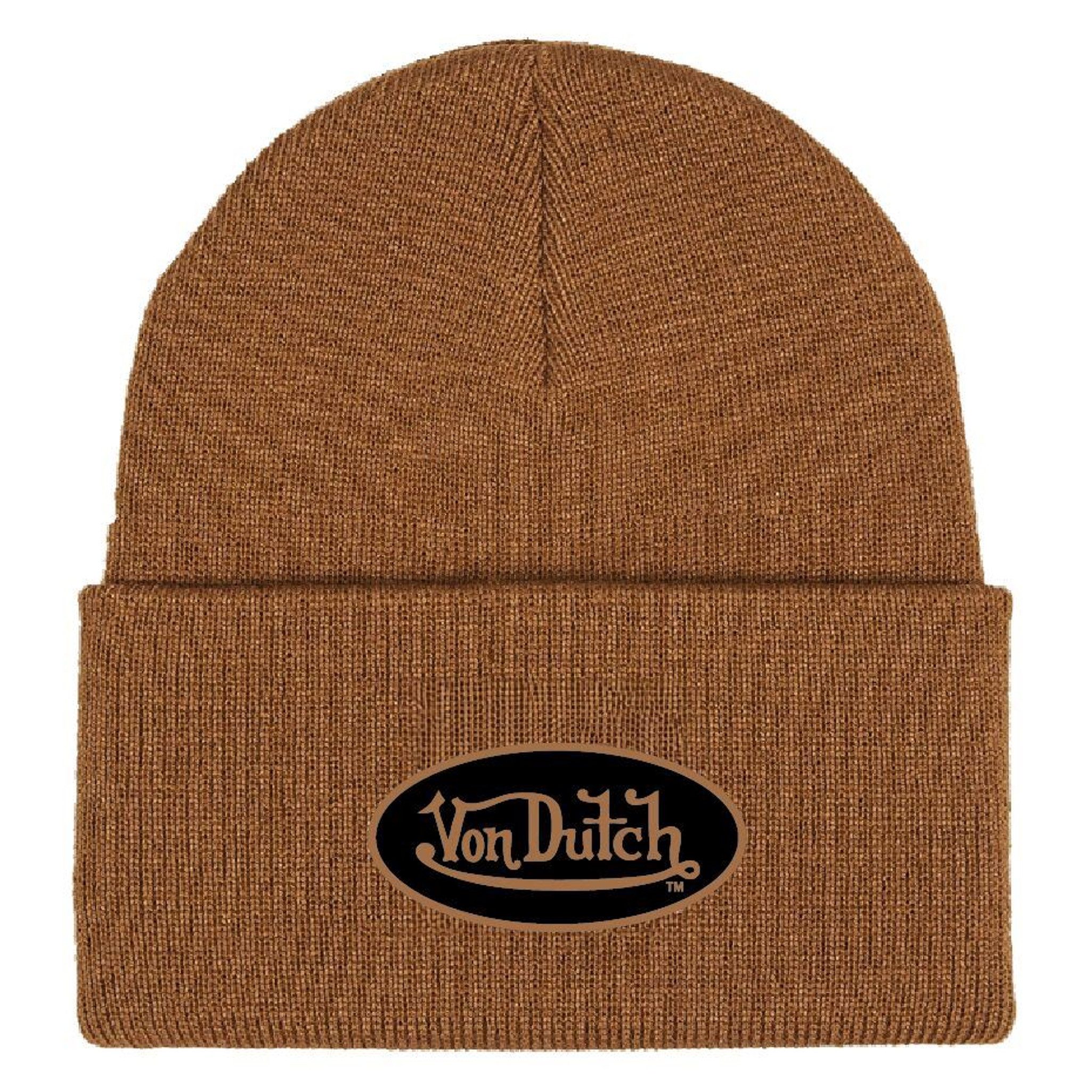 Von Dutch Beanie Von Dutch Originals Beanie Long Flap Embroidered VD Patch (Beanie, Beanie)