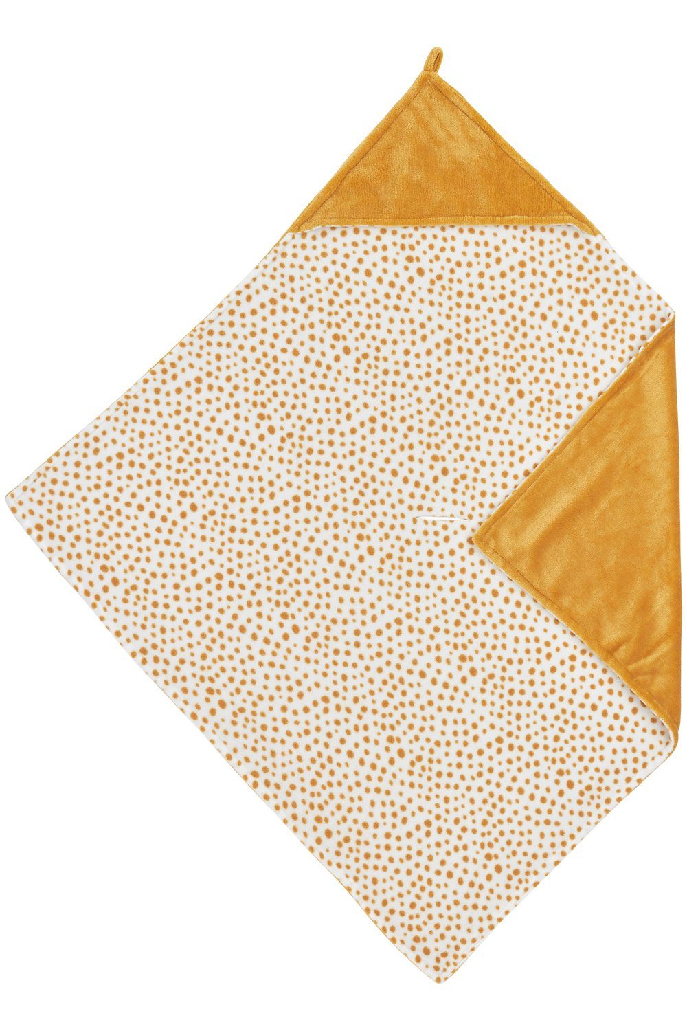 Meyco Baby Kapuzenhandtuch Jersey Gold, Honey (1-St), Cheetah 80x80cm