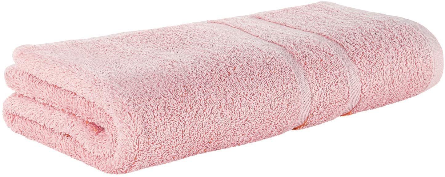 StickandShine Handtuch Handtücher Badetücher Saunatücher Duschtücher Gästehandtücher in Zartrosa zur Wahl 100% Baumwolle 500 GSM