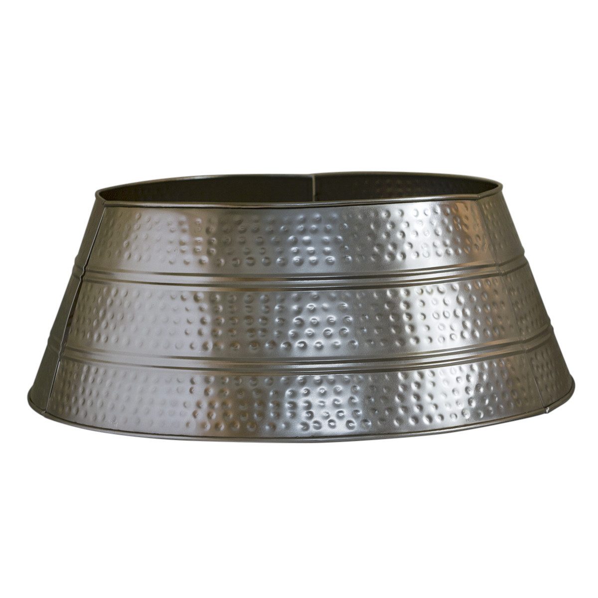 Marrakesch Orient & Mediterran Interior Weihnachtsbaumdecke Skandinavisches Design Weihnachtsbaum Kragen Andine Silber (1-tlg), Handarbeit