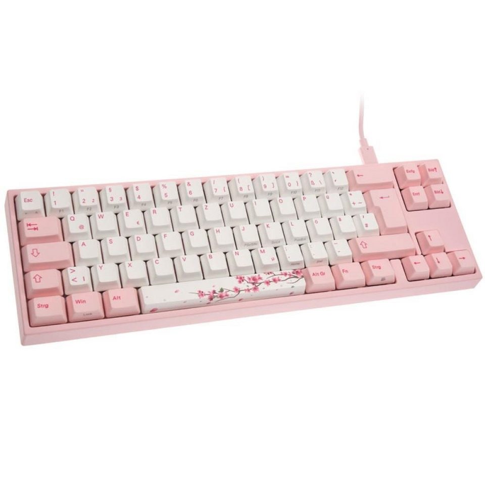 Ducky »MIYA Pro Sakura Edition« Gaming-Tastatur (MX-Silent-Red