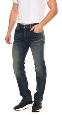 SELECTED HOMME Stoffhose SELECTED HOMME Herren Slim Fit-Jeans 16058824 Slim-Leon 6105 Denim-Hose Blau