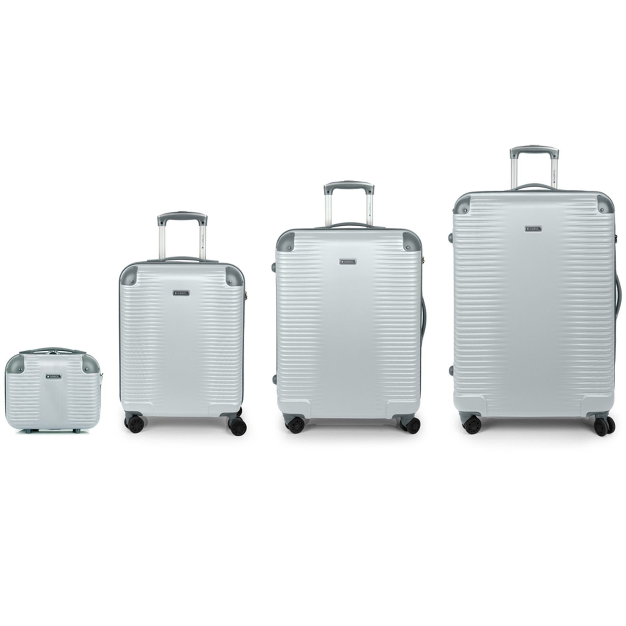 Gabol Trolleyset Balance XP, 4 Rollen, (4-teilig, 4 tlg), ABS