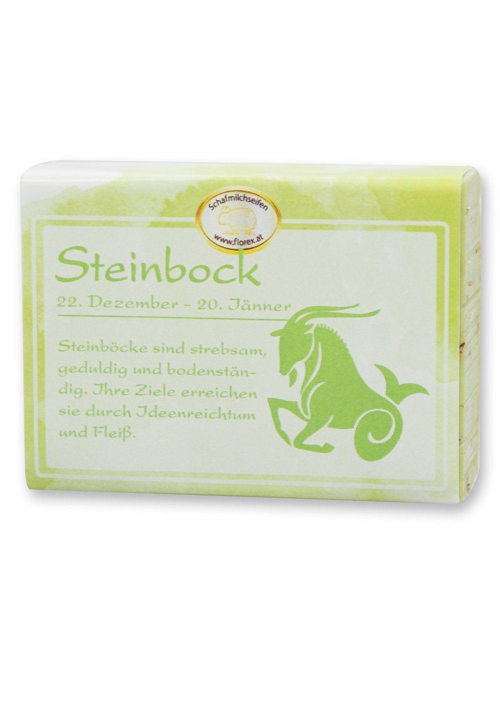 GmbH 1-tlg., Bio Steinbock 150 g, Sternzeichen _ Schafmilchseife Florex Handseife Hofer Schafmilch mit Gerlinde