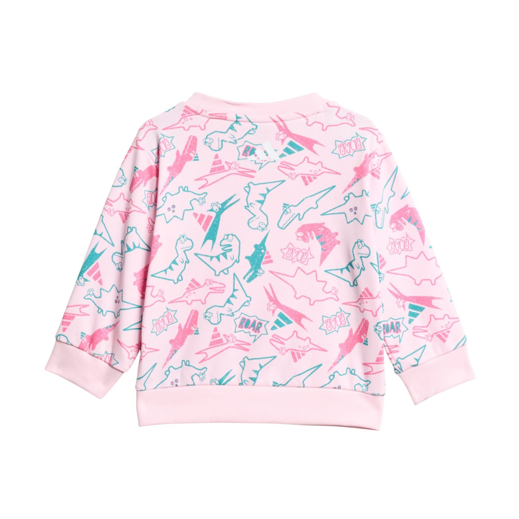 adidas Performance Jogginganzug Saisonal Essentials Adiraptor French Terry pink Kleinkinder Mädchen