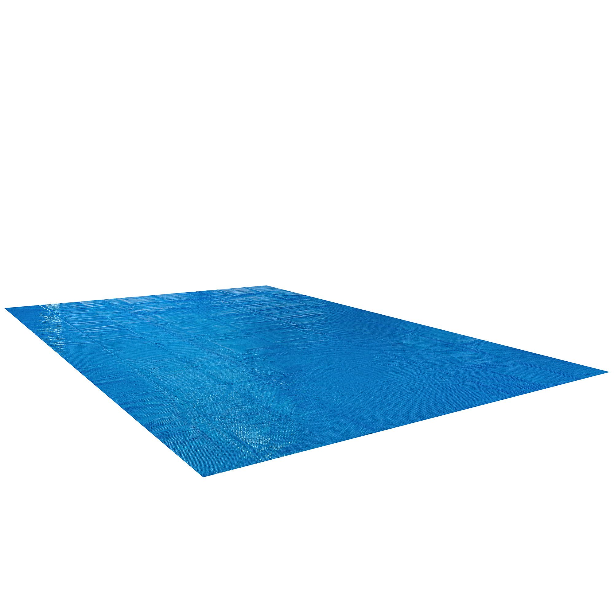 Arebos Solarabdeckplane Pool Solarfolie/Abdeckung, eckig Ø 8 x 5 m, Solarplane Stärke 400 µm, Maße: 8 x 5 m