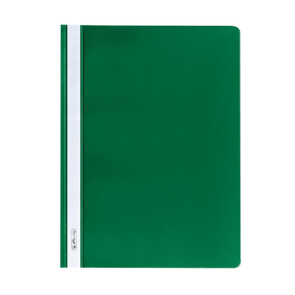 Hefter 10 Herlitz Schnellhefter / DIN A4 / PP / extra stabil / Farbe: grün