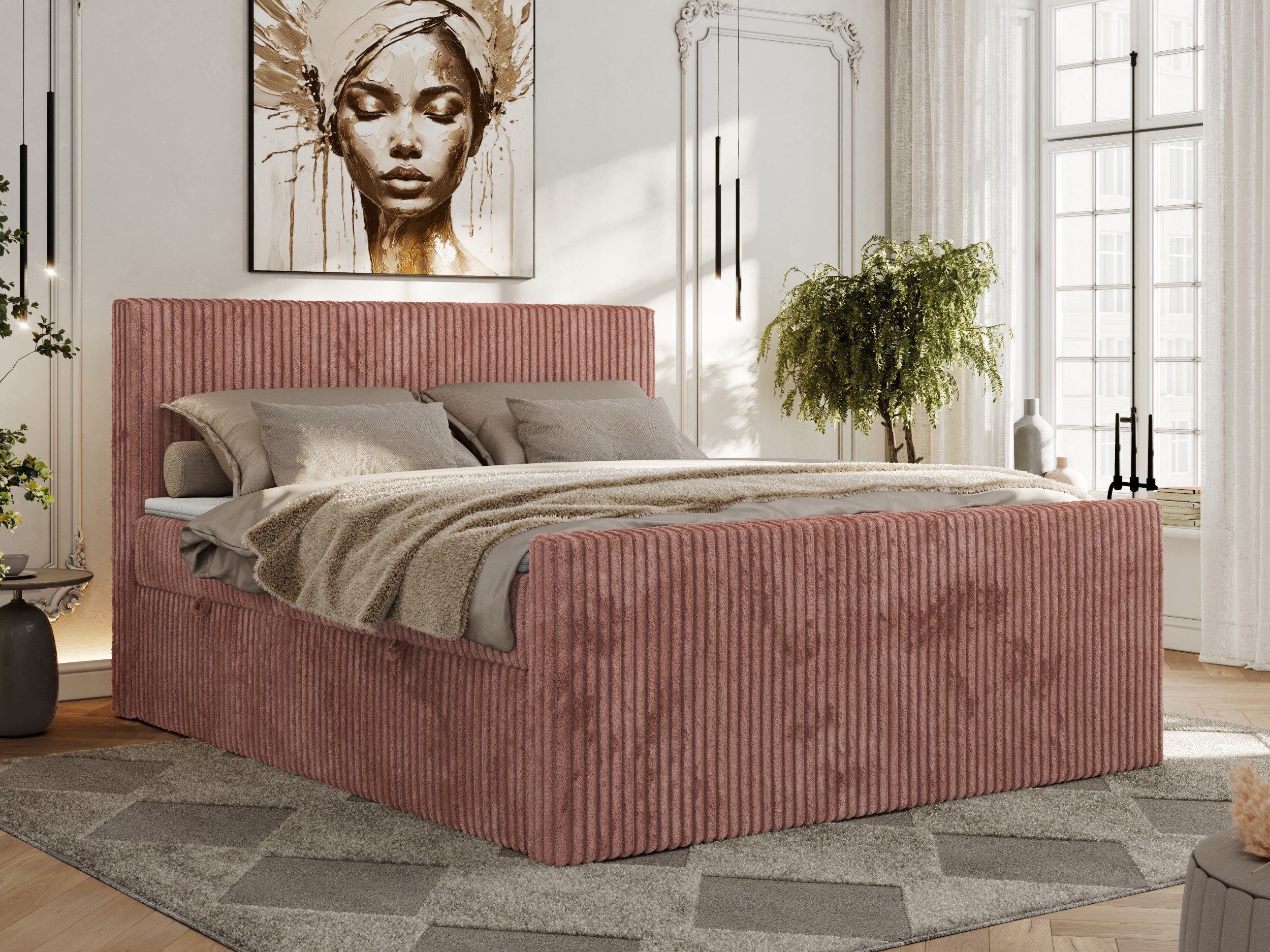 MKS MÖBEL Boxspringbett TILIANO DUO (Packung, günstig online kaufen