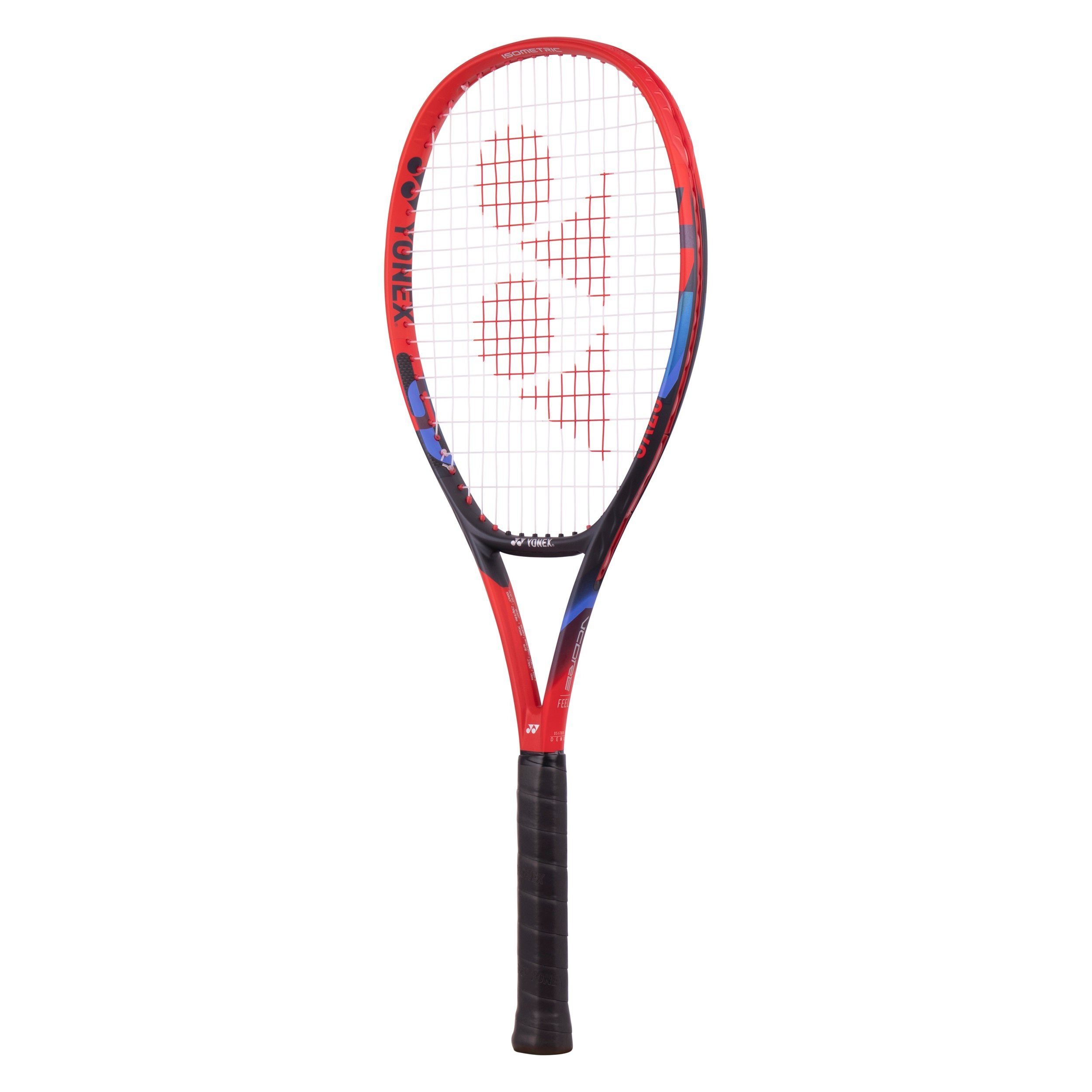 Yonex Tennisschläger VCore (7th Generation) #23 Feel 100in/250g/Allround rot - besaitet