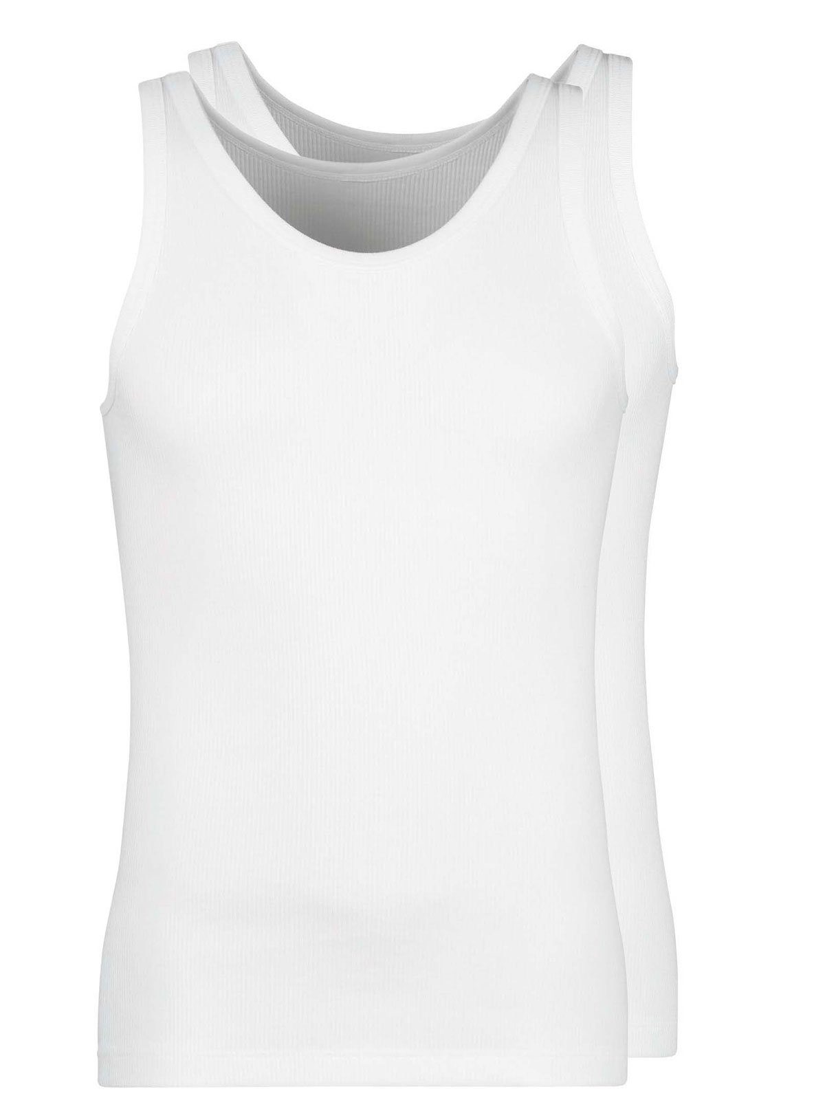 HUBER Achselhemd Herren Achselshirt 2er Pack Cotton 2 Pack Double (Packung, 2-St) -