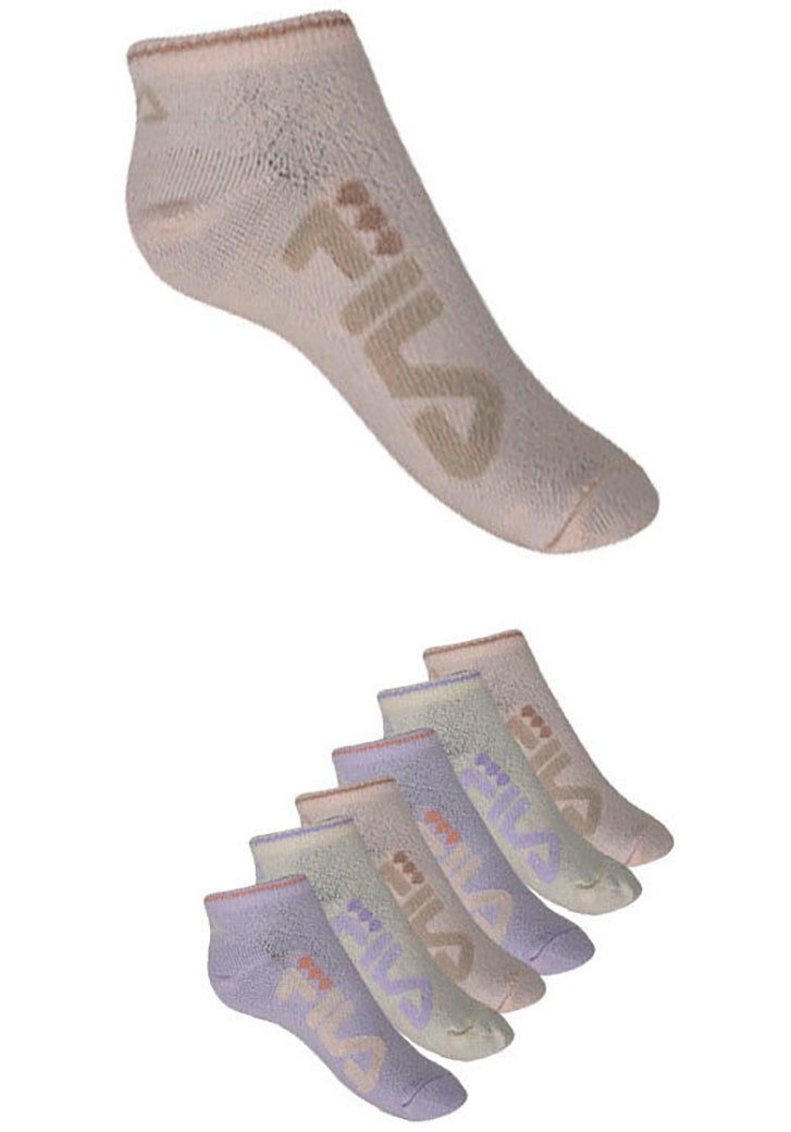 Fila Freizeitsocken JUNIOR GIRL INVISIBLE SOCKS (6-Paar) mit stylischem Schriftzug-Design