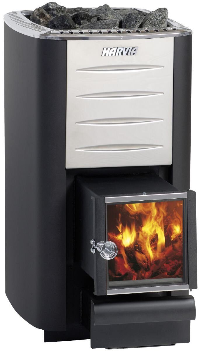 HARVIA Saunaofen Harvia Saunaofen M3 SL / Leistung 16,5 kW, 16,5 kW, Manuelle Steuerung, Holzbefeuerung; Gleichmäßige Wärmeverteilung; Aufgussbetrieb