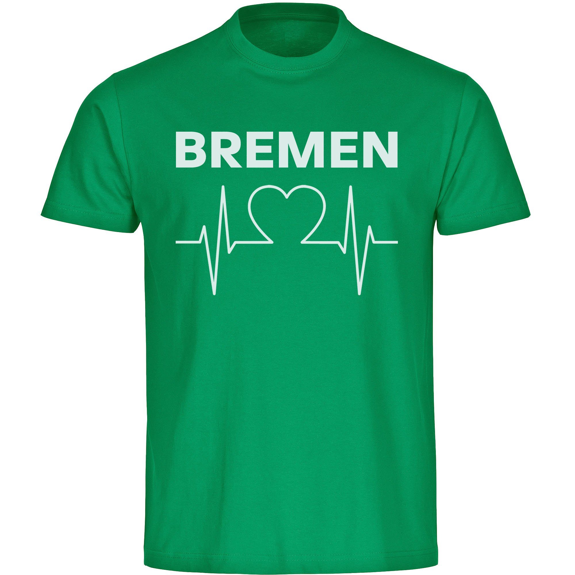 T-Shirt Herren Bremen - Herzschlag - Männer