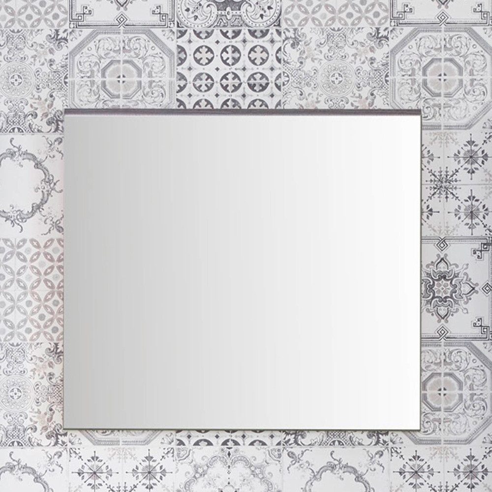 Lomadox Badspiegel ODRA-19, Spiegel in Sardegna Rauchsilber, 60x55x2 cm