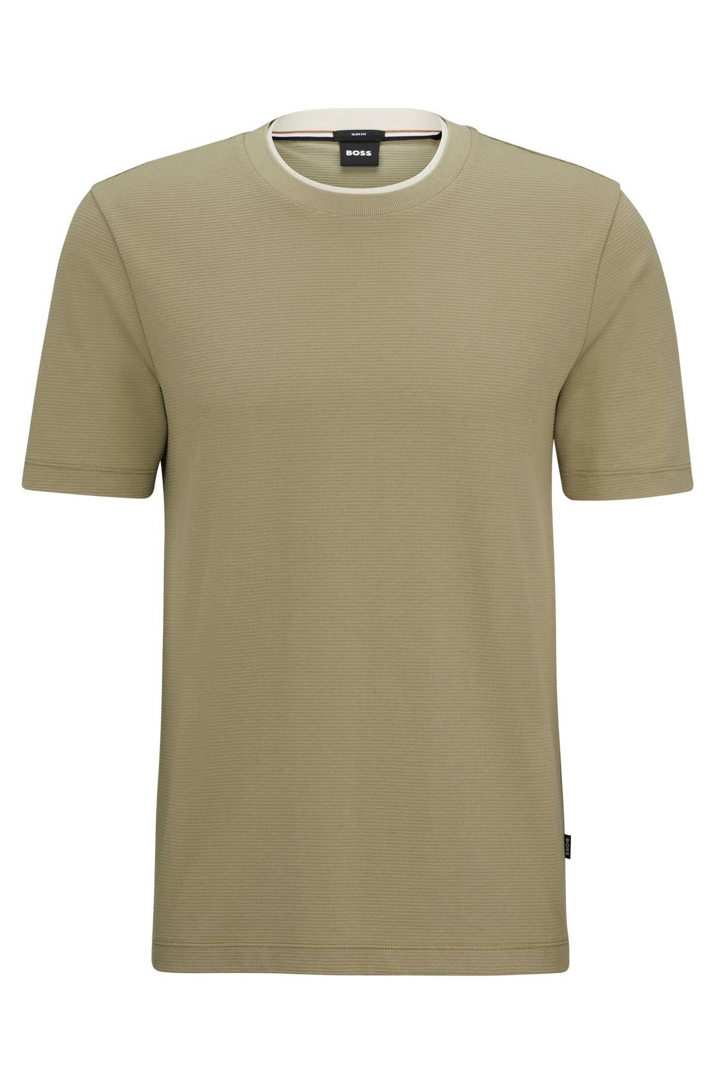 (1-tlg) BOSS T-Shirt mint Fit 140 Slim (47) T-Shirt TESSLER Herren