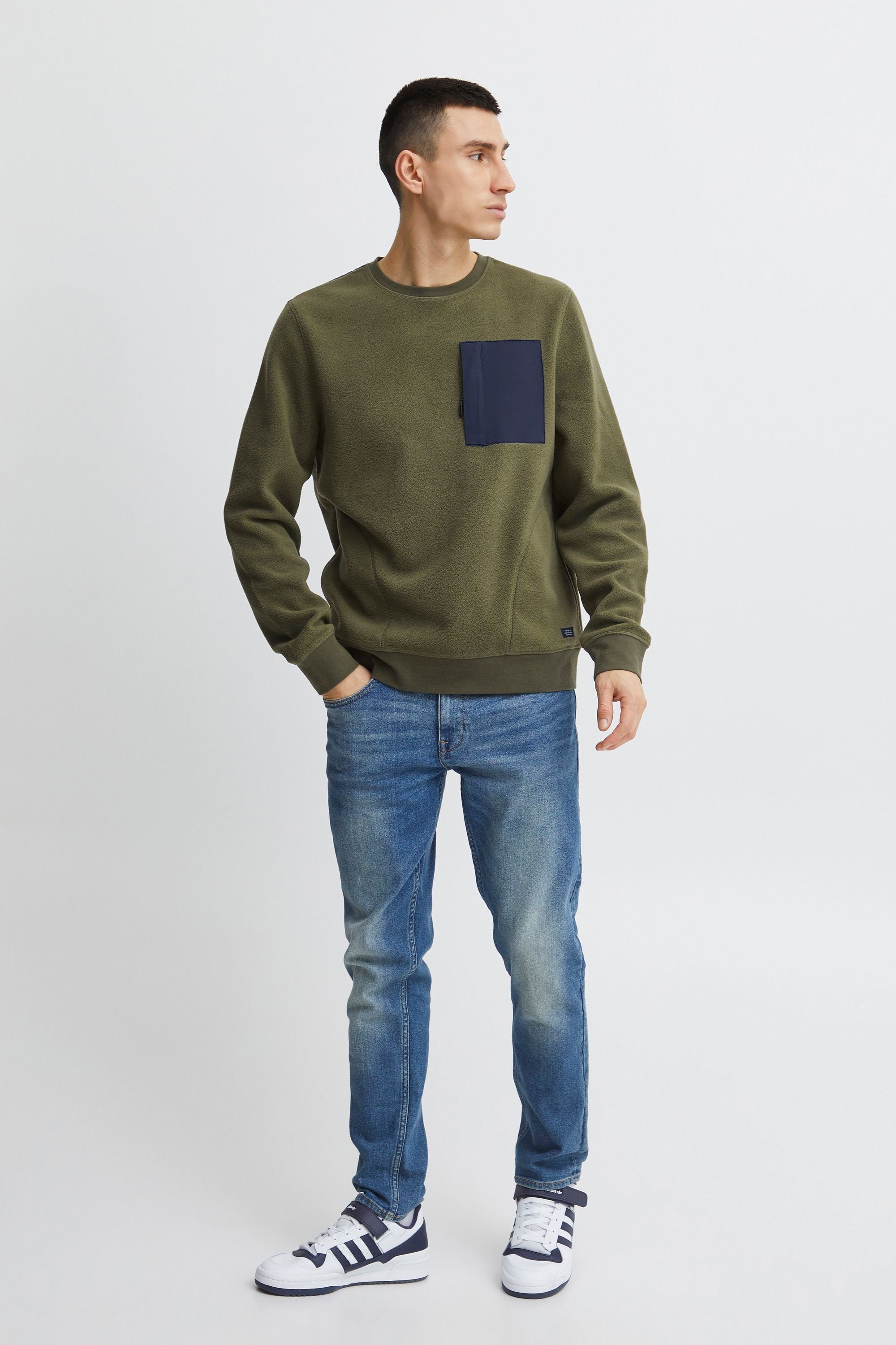 Blend Longpullover BHSweatshirt Klassisches Sweatshirt mit Rundhalsausschnitt