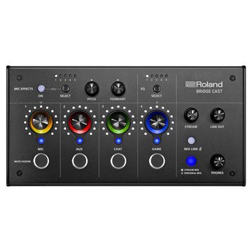 Roland Mischpult Roland Bridge Cast Dual Bus Gaming Mixer mit Kabel