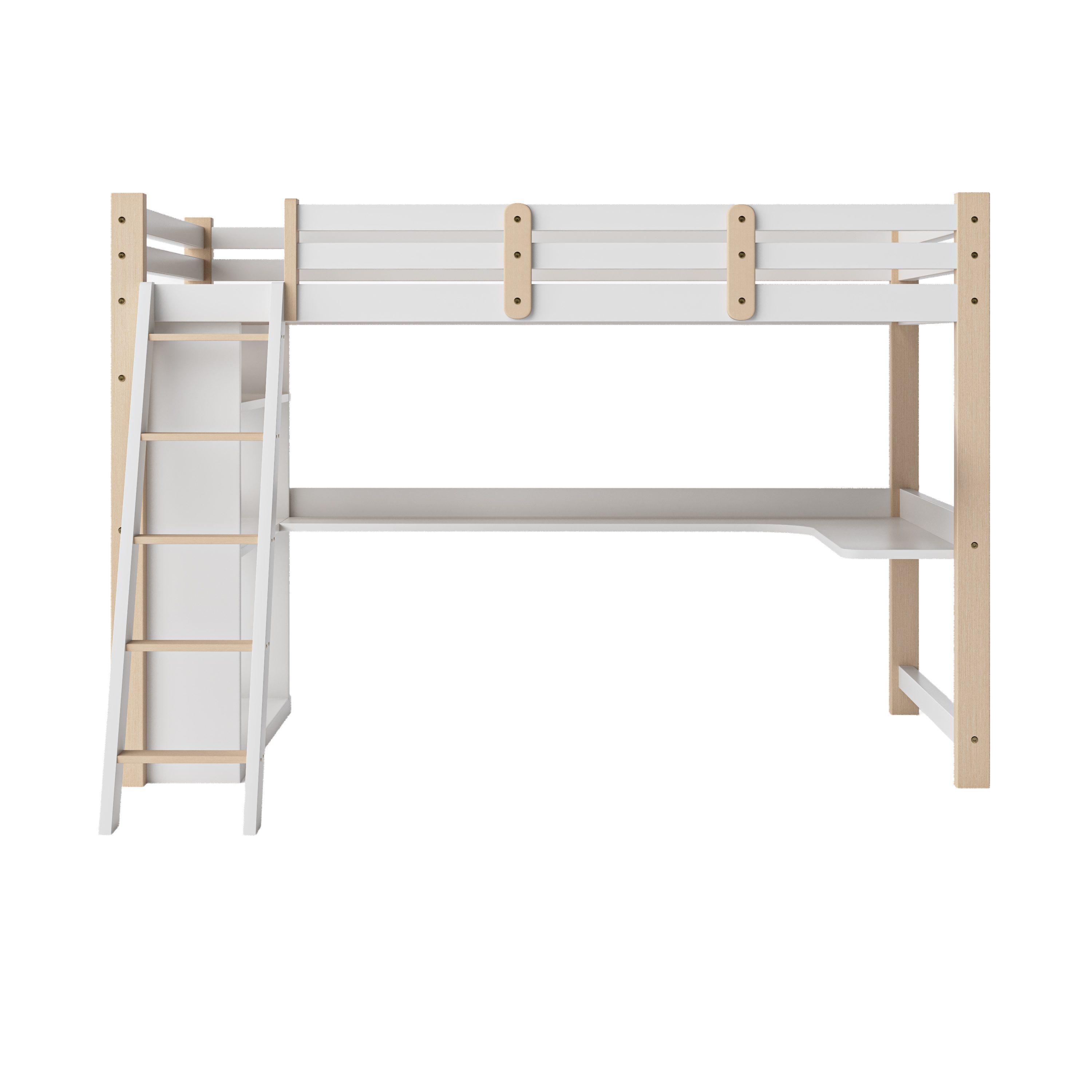LVHOM Hochbett 90x200cm Komplettbett Kinderbetten mit günstig online kaufen
