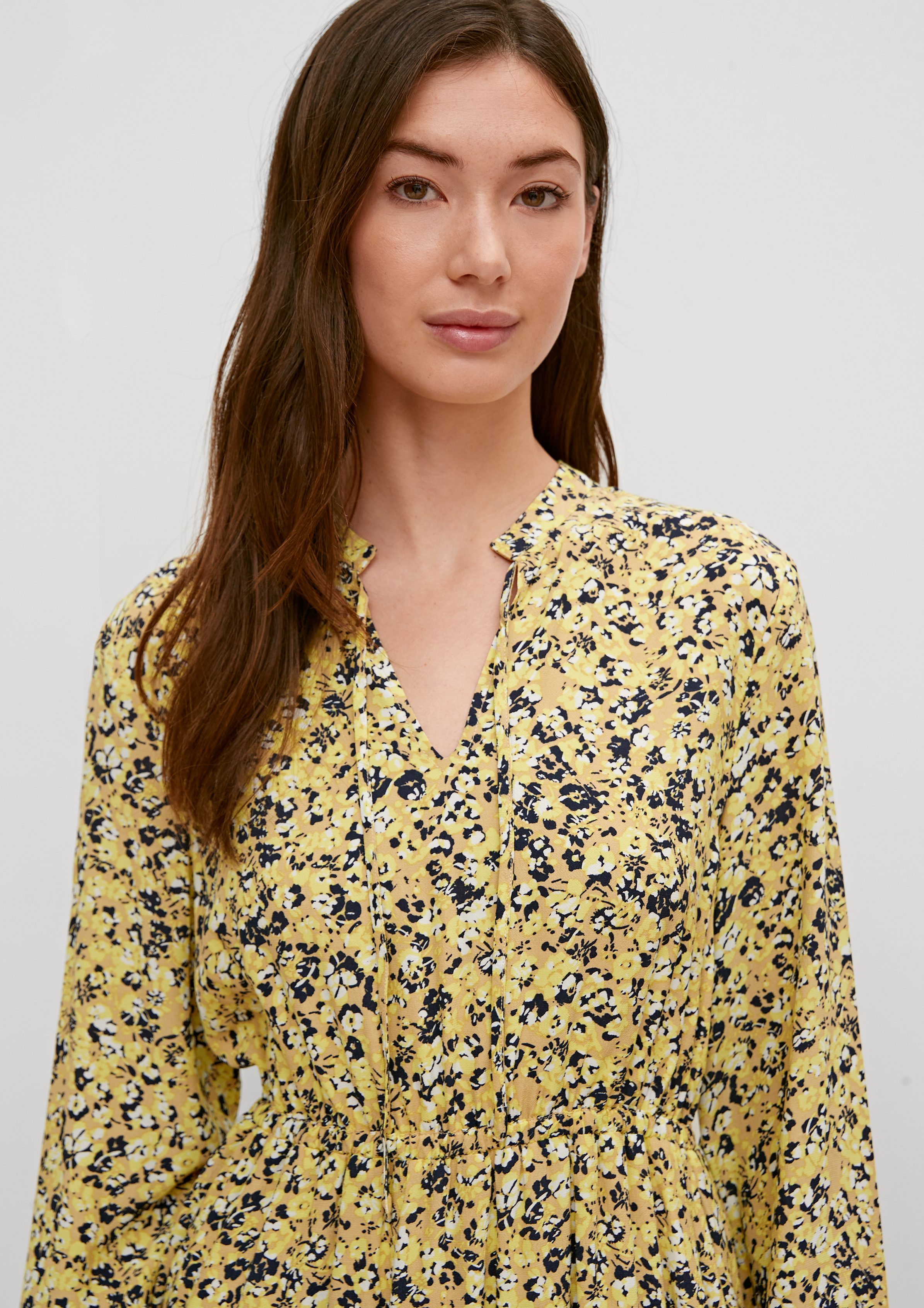 comma casual identity Minikleid Crêpe-Kleid aus günstig online kaufen