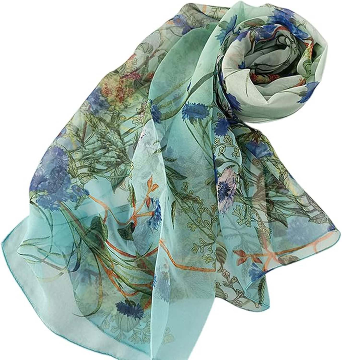 Zaewry Modeschal Georgette Chiffon Schal Damen Lange Schals – Bild 2 von 5