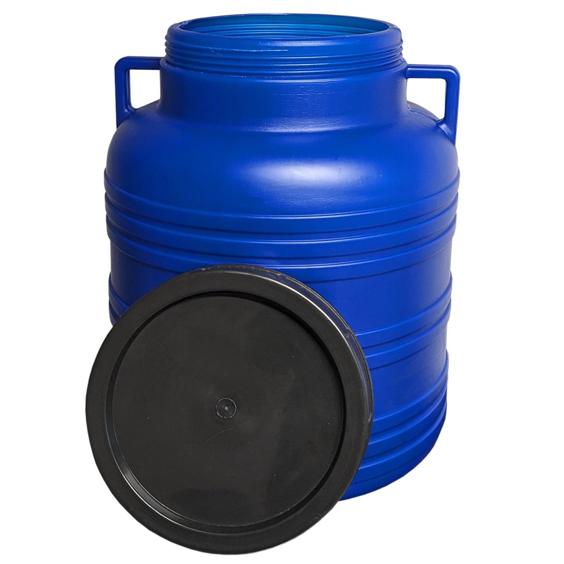 Plasteo Regentonne Weithalsfass Lebensmittelecht BPA-Frei Sauerkrautfass BPA-Frei, 30 l, BPA-Frei