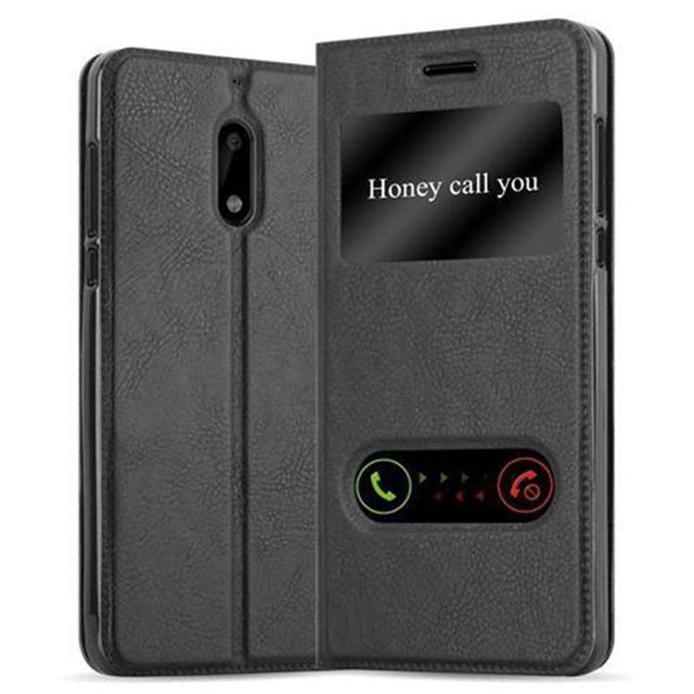 Cadorabo Handyhülle für Nokia 6 2017 Hülle Nokia 6 2017, Klappbare Handy Schutzhülle - Hülle - mit Standfunktion und Kartenfach