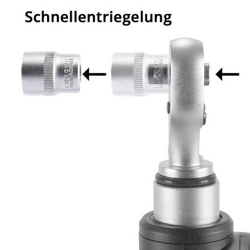 STAHLWERK Drehmomentschlüssel Digitaler Drehmomentschlüssel 1/4 Zoll (Packung), einstellbar von 6 bis 30 Nm, Umschaltknarre, Ratschenschlüssel