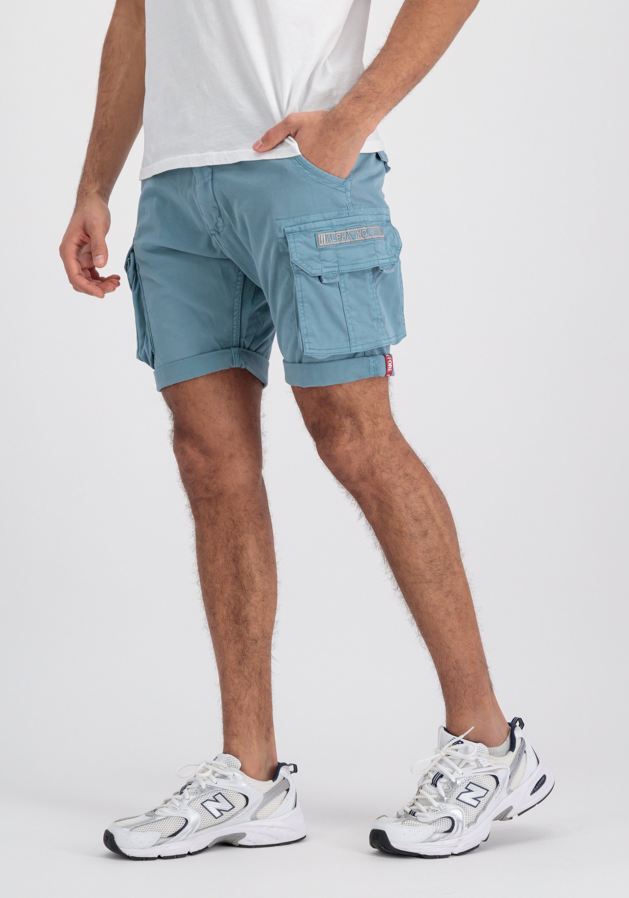 Alpha Industries Shorts Alpha Industries Short Crew - greyblue Shorts Men