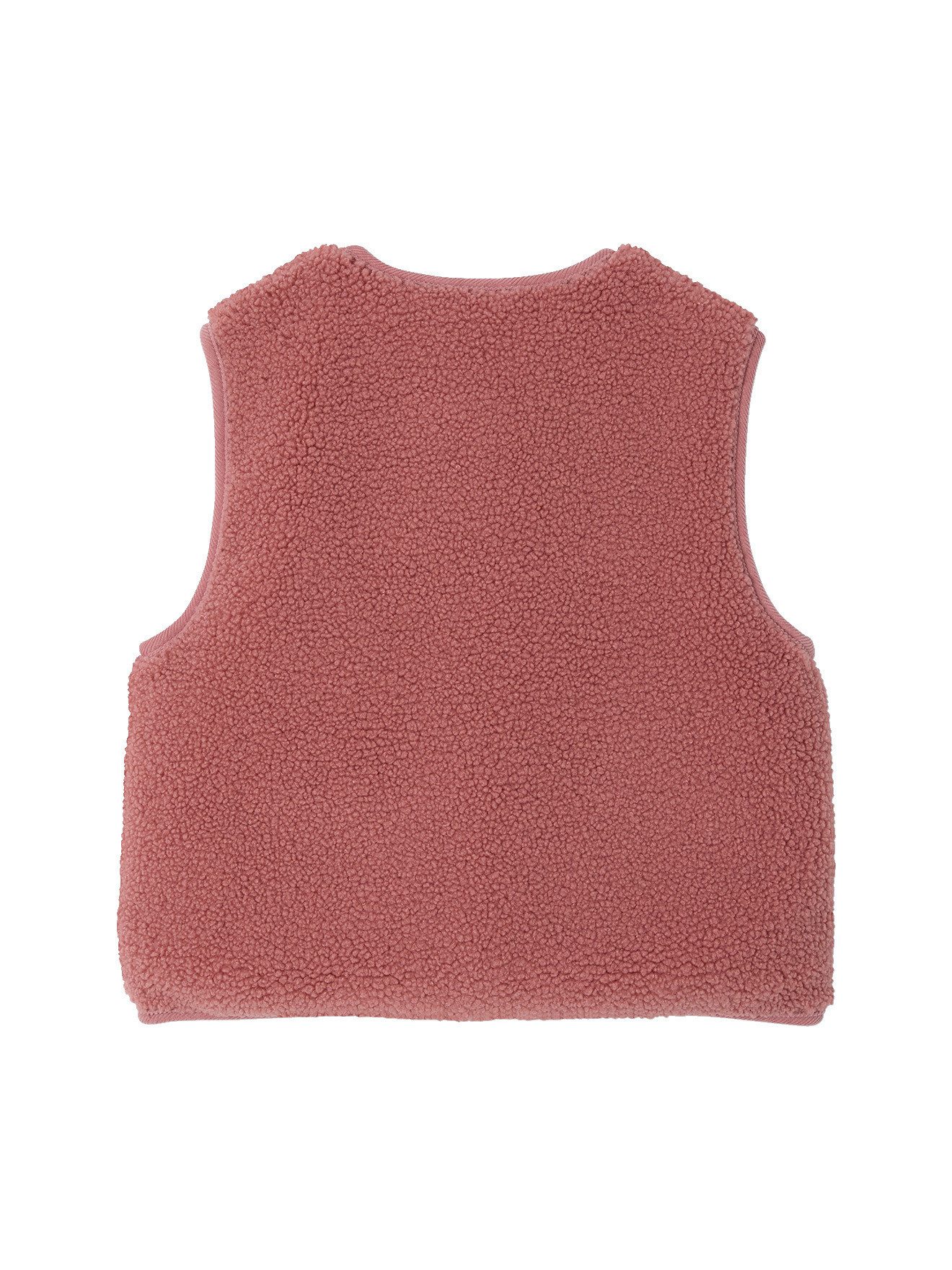 vertbaudet Blouson Mädchen Weste aus Teddyfleece