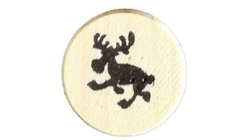 Prescher Spiel, Holzspiel Das Stuhrer Eselspiel ~Weihnachtsedition ~ 81 Holzsteine ~ 4 Stapel