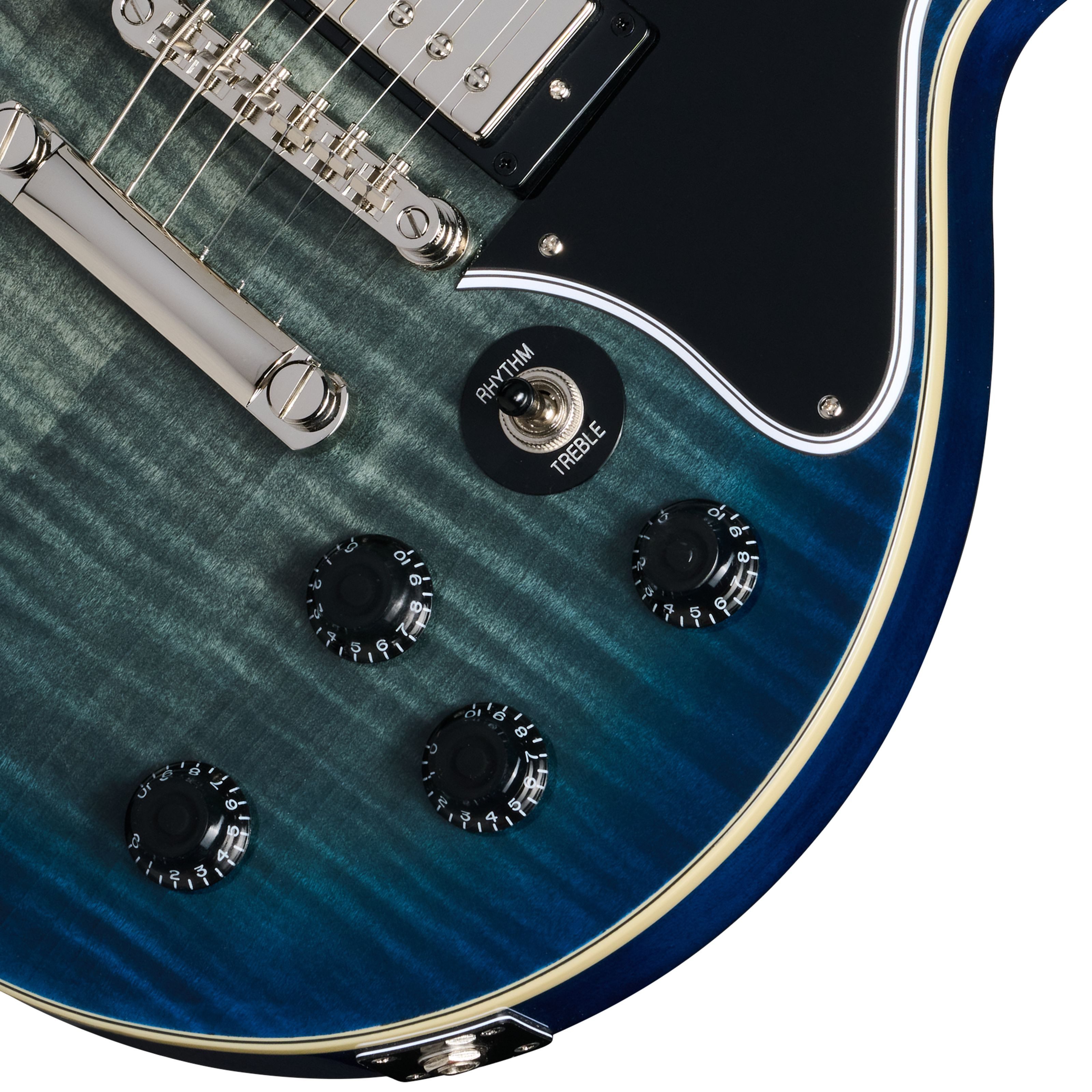 Epiphone E-Gitarre, E-Gitarren, Double Cut Modelle, Les Paul Special Double Cut Figured Ocean Water - Double Cut Modelle