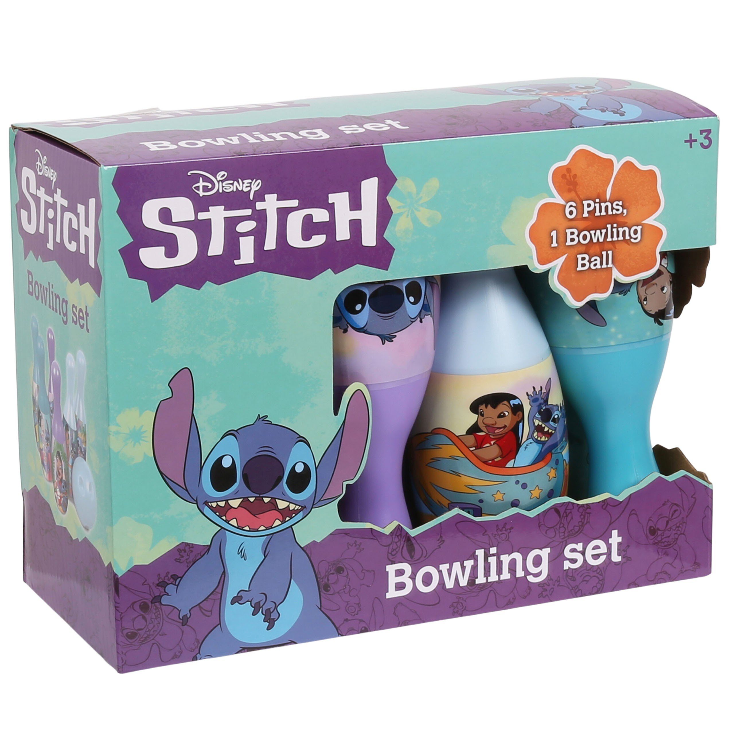Sarcia.eu Spiel, Lilo für 3+ Jungen Bowling Disney Stitch & Set
