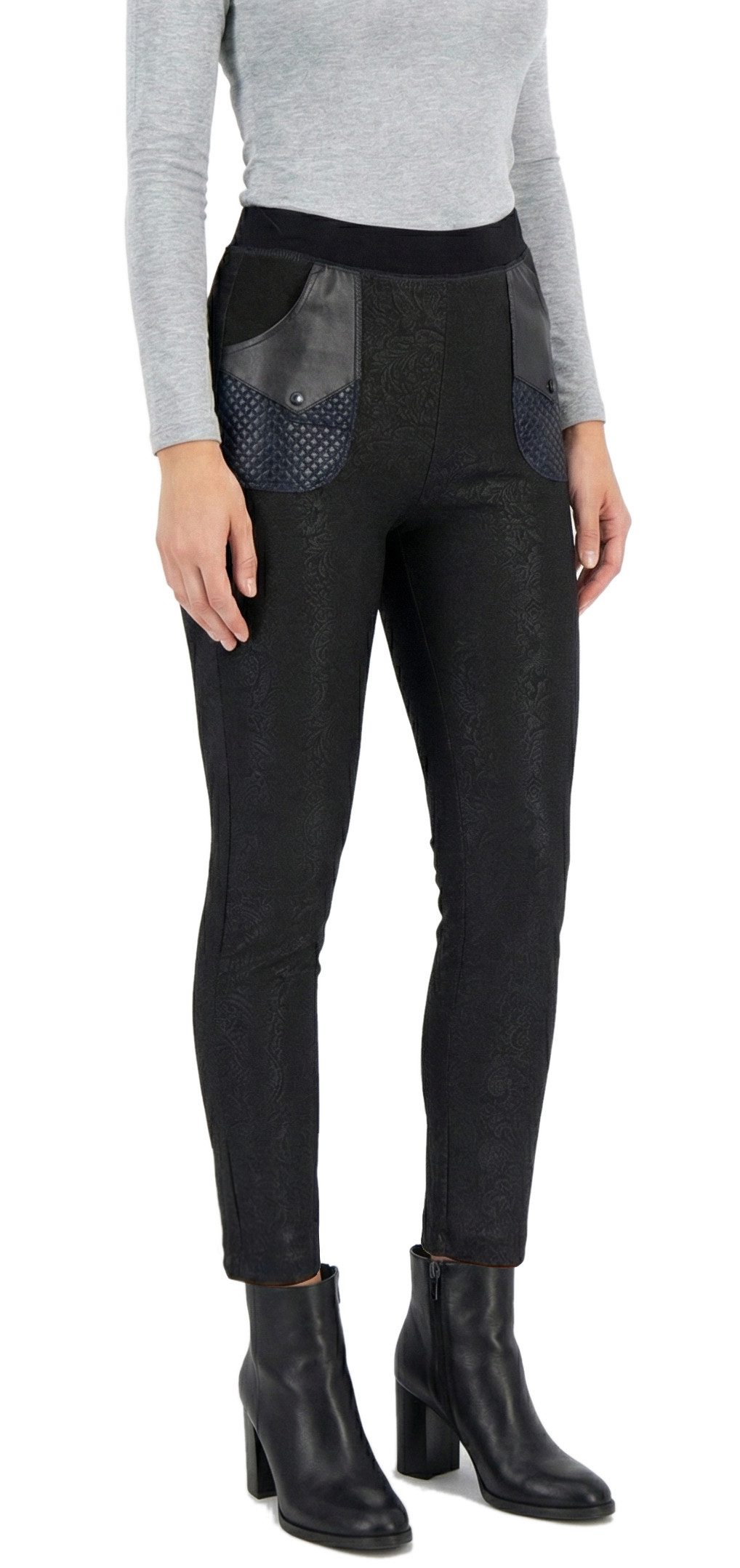 dy_mode Thermohose Damen Thermohose Paisley-Muster gefütterte Winterhose Th günstig online kaufen