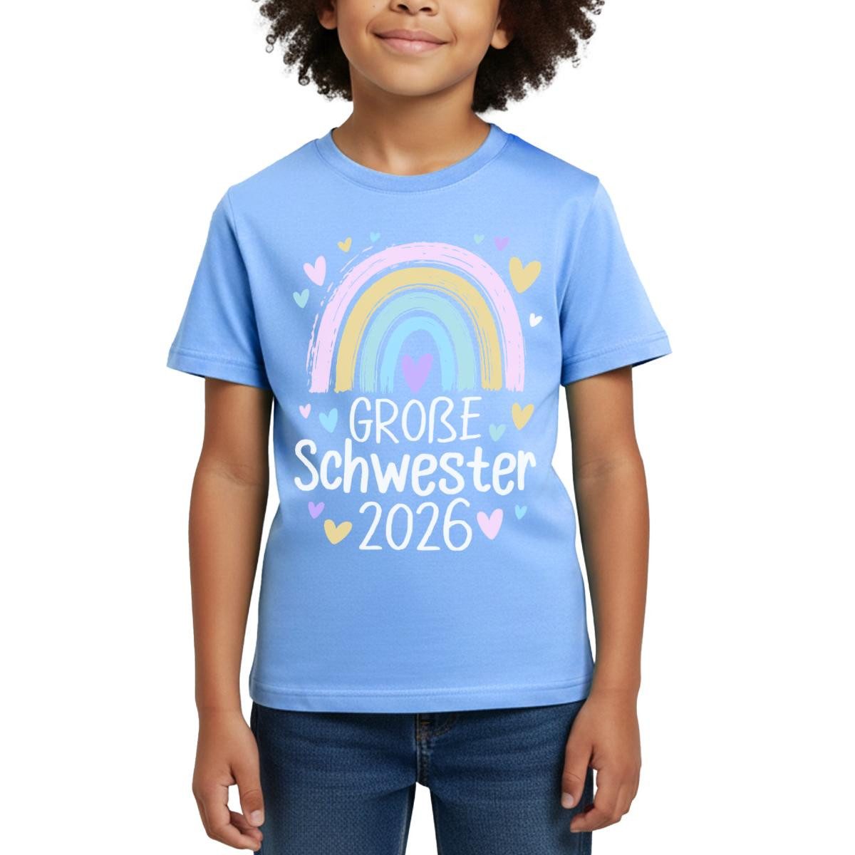 T-Shirt Große Schwester, 2026 Kinder T-Shirt