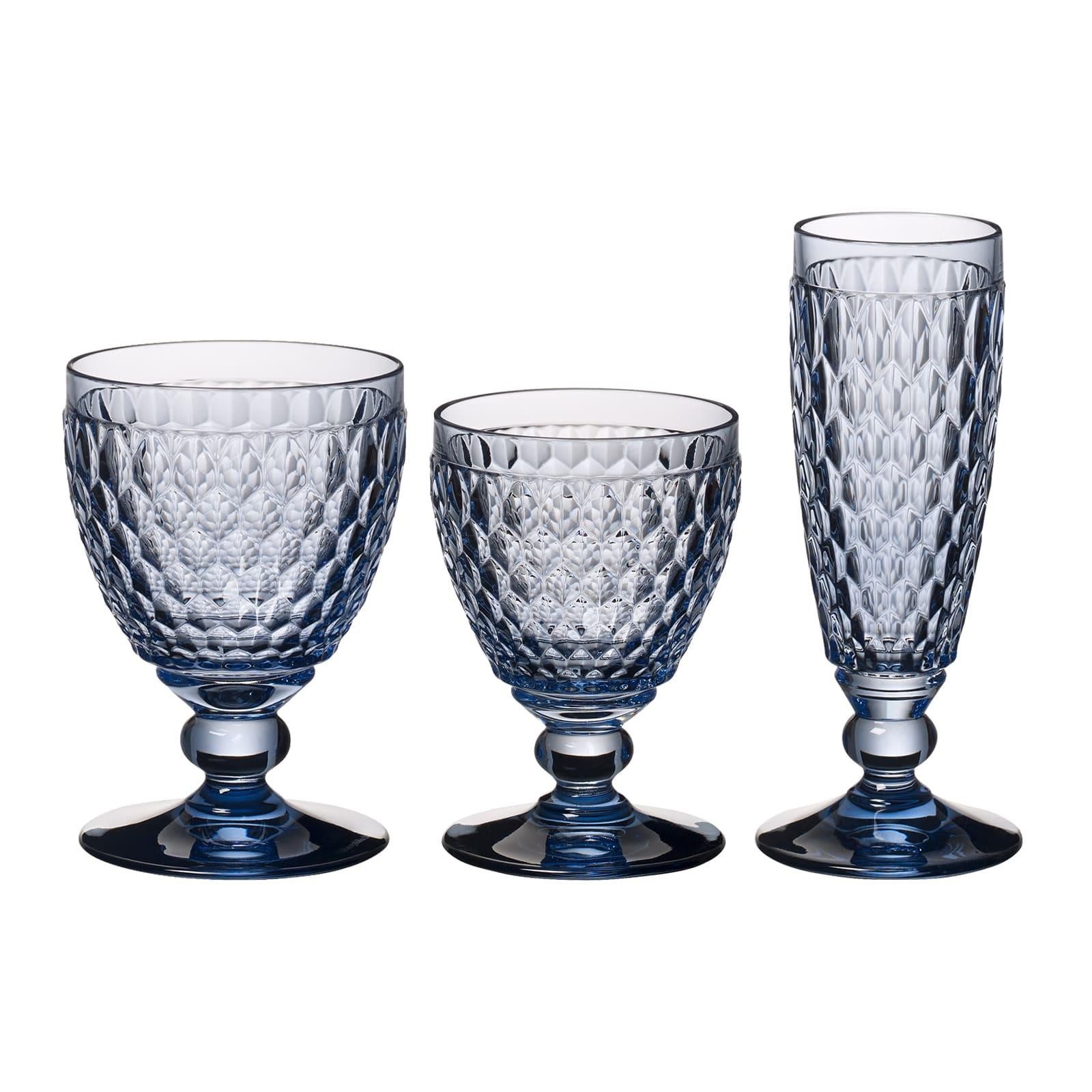 Villeroy & Boch Gläser-Set Boston Coloured Wein- & Sektgläser 12er Set, 12-tlg., Glas